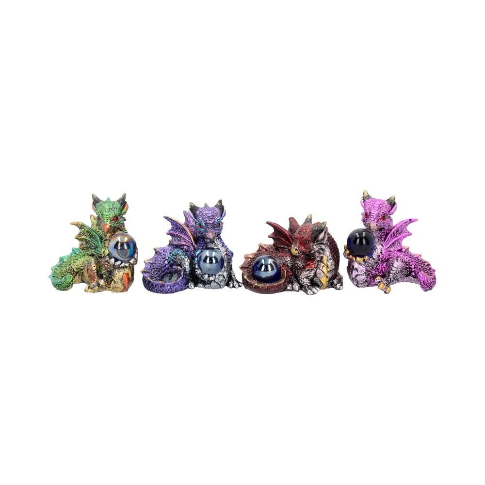 Nemesis Now - Hatchling Treasures (Set of 4) 5.5cm Dekorative Figuren - Drachen - Mehrfarben